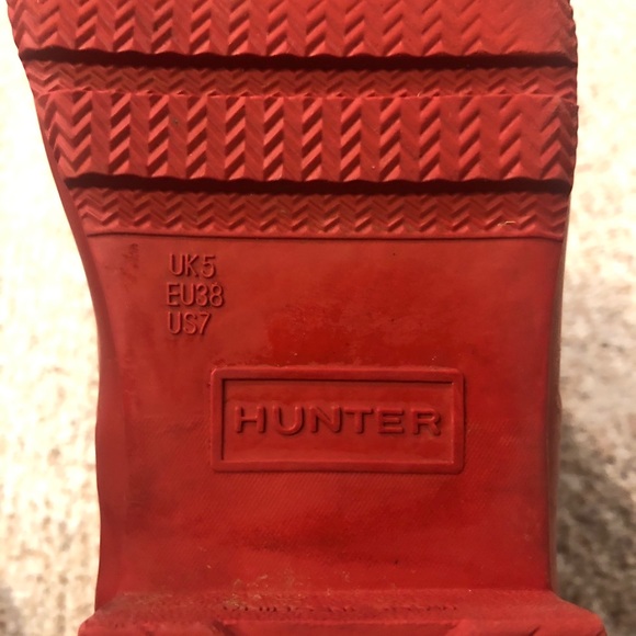 Red Hunter Boots - Picture 5 of 5